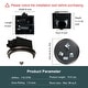 preview thumbnail 19 of 19, Exhaust Fan, Ultra Quiet 110 CFM 1.5 Sones Ventilation Exhaust Bathroom Fan with Light and Nightlight, 3 Years Warranty