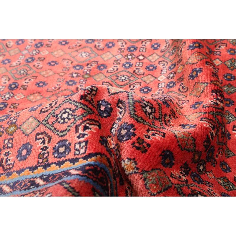 ECARPETGALLERY Hand-knotted Andelz Red Wool Rug - 4'11 x 6'0