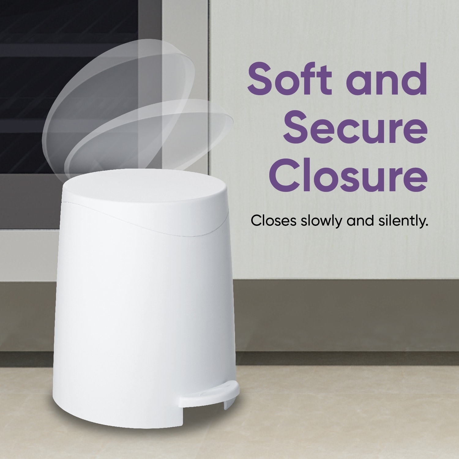 Superio Mini 3 L Step-on Trash Can - N/A-image