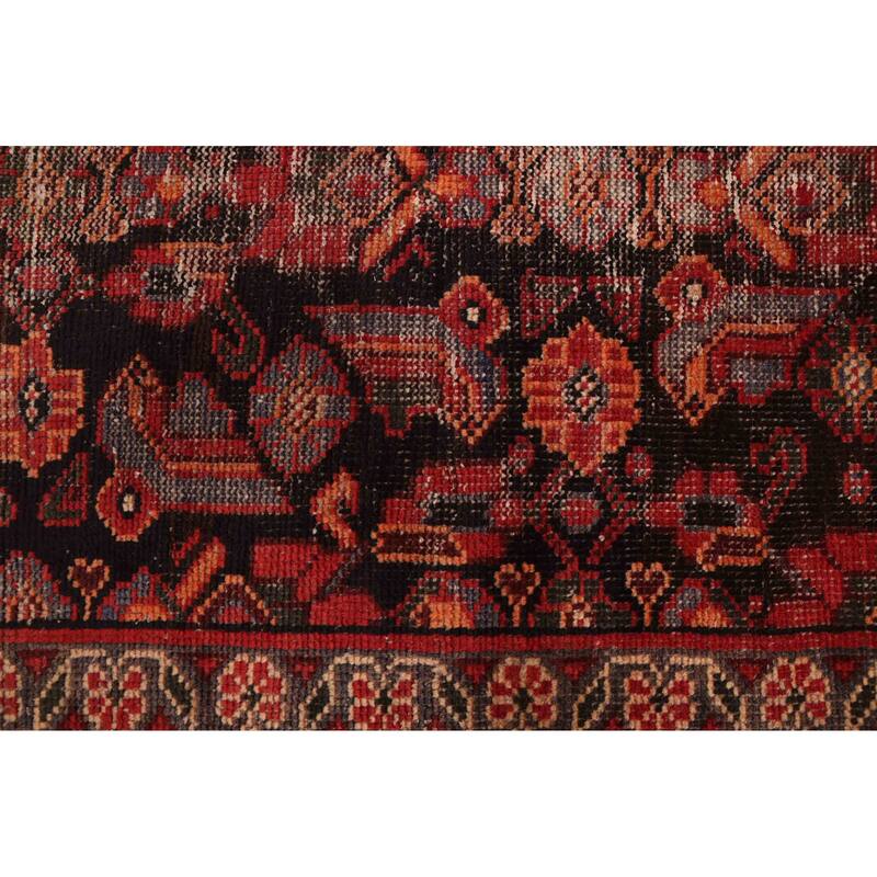 ECARPETGALLERY Hand-knotted Andelz Black Wool Rug - 3'11 x 7'4