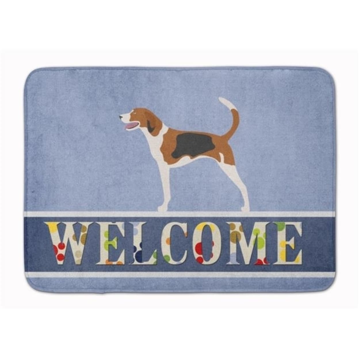 Carolines Treasures Bb8271rug American Foxhound Welcome Machine Washable Memory Foam Mat Overstock 27967055