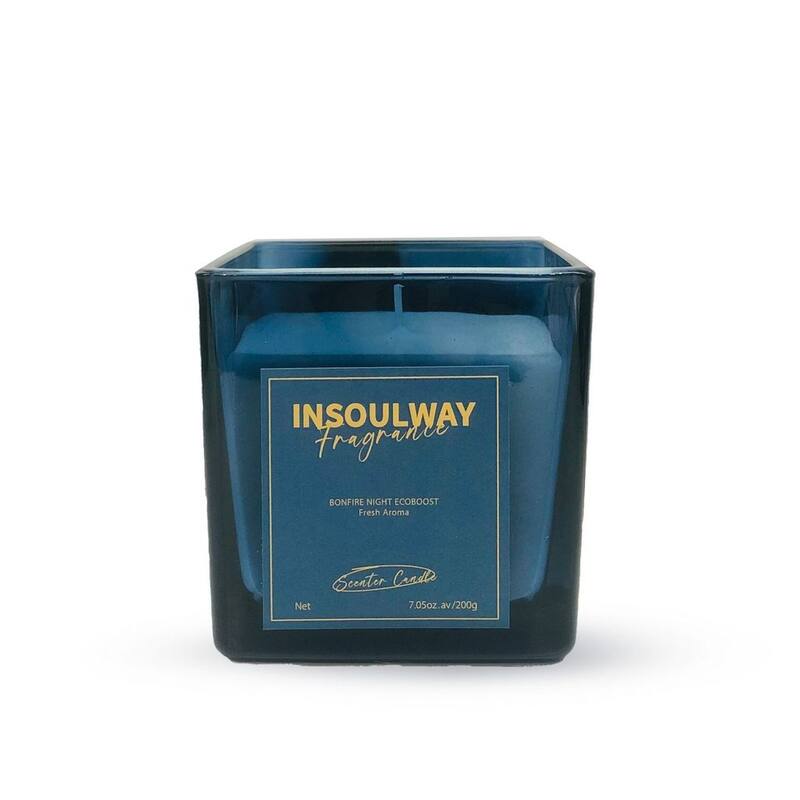 8oz Woodsy Scented Fancy Candle in Glass Jar