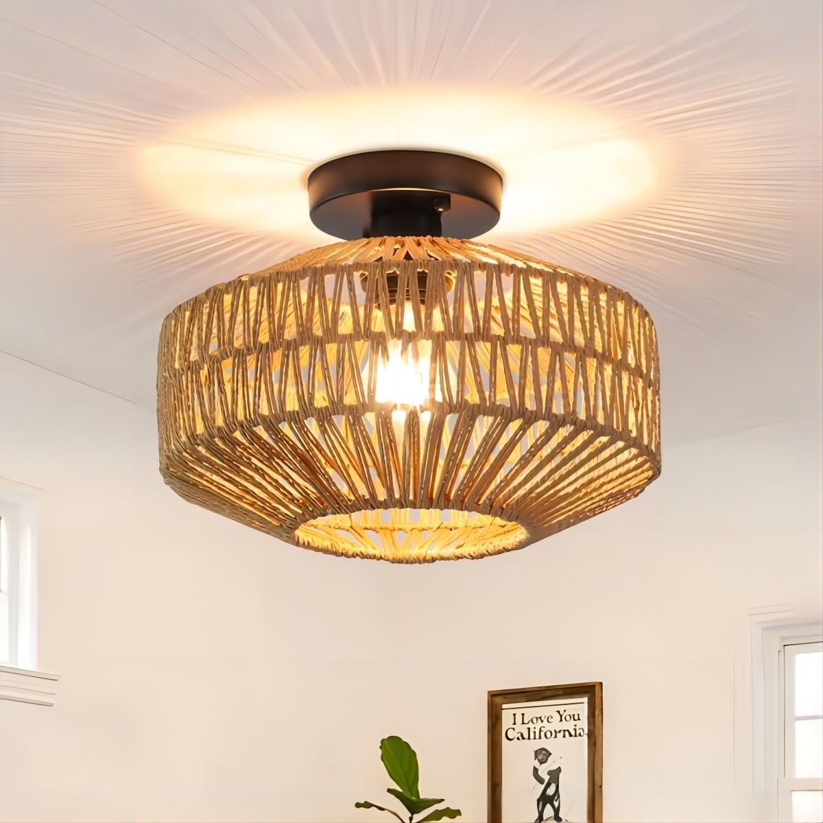 Graft 4-Light Matte Black Semi-Flush Mount Light - Bed Bath & Beyond -  40398071