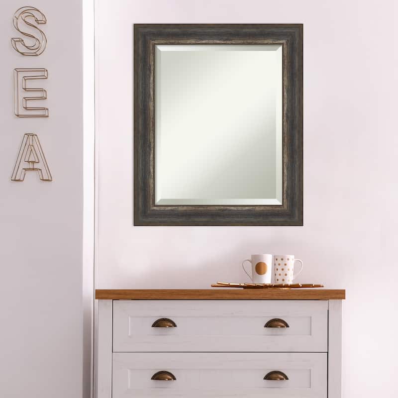 Beveled Bathroom Wall Mirror - Alta Frame