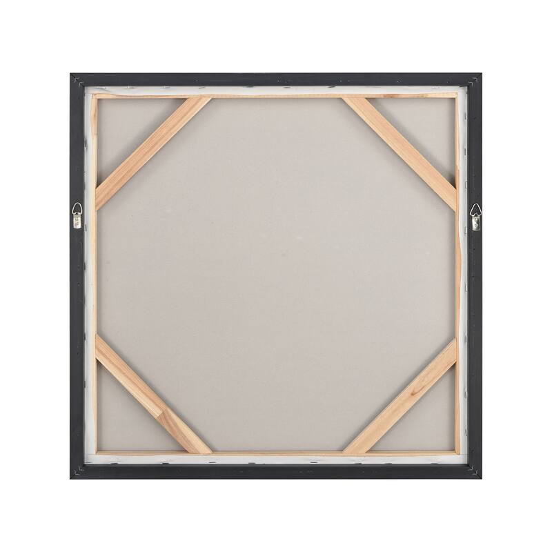 Elk Home Silhouette Black Fabric 24.75 Inch Wide Wall Art