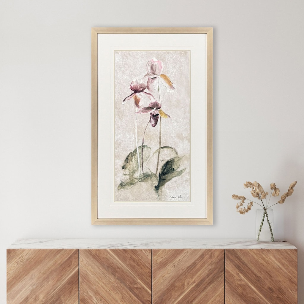 Paragon Purple Dancing Orchid II Framed Art