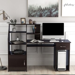 Computer Bath Desk Aoolive Multi-Functions Computer Desk Office Desk with Cabinet - Bed ...