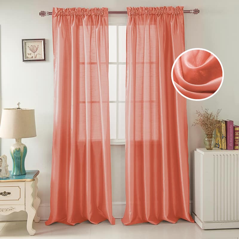 Porch & Den Eads 84-inch Rod Pocket Curtain Panel