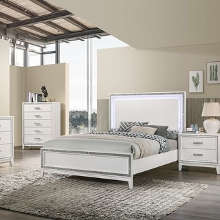 Queen Bed with LED - Bed Bath & Beyond - 38304414