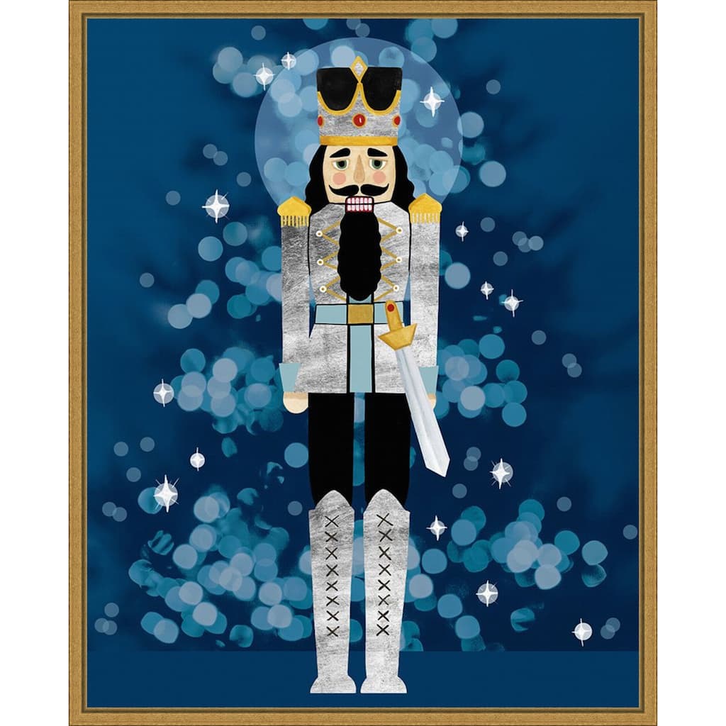 Disco Nutcracker I by Grace Popp Framed Canvas Wall Art Print