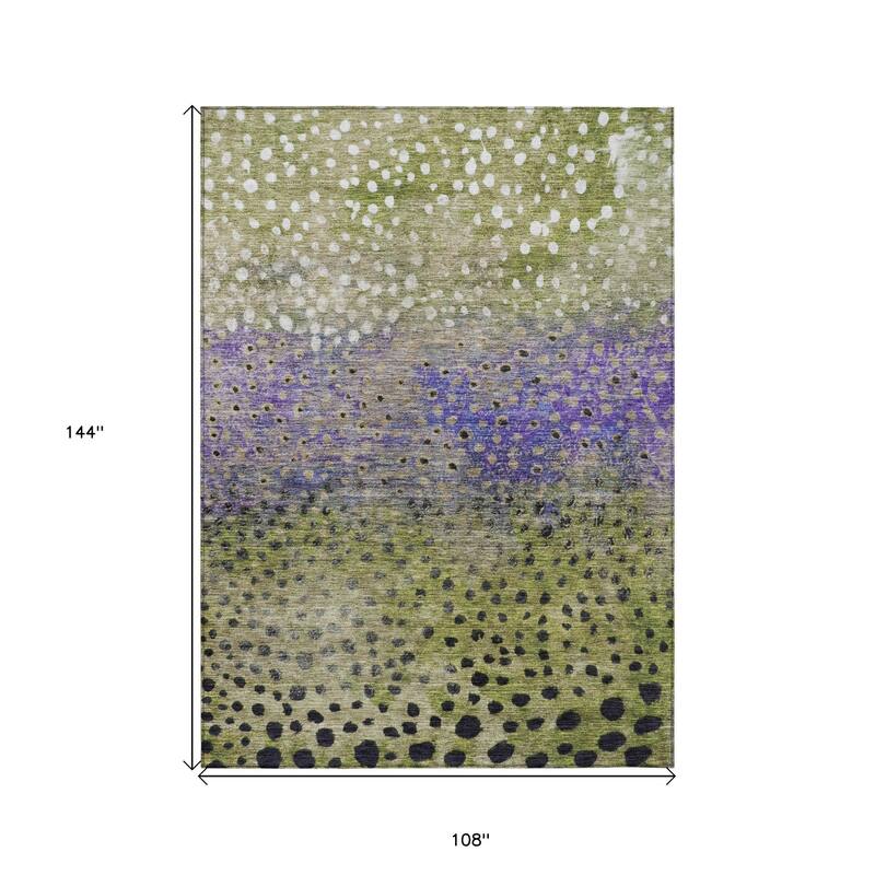 HomeRoots Abstract Transitional Rectangle Outdoor Rug