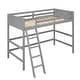 preview thumbnail 6 of 10, Solid Wood Twin Size Loft Bed with Sturdy Ladder - Elegant Design, High-Quality Pine Construction, and Enhanced Stability