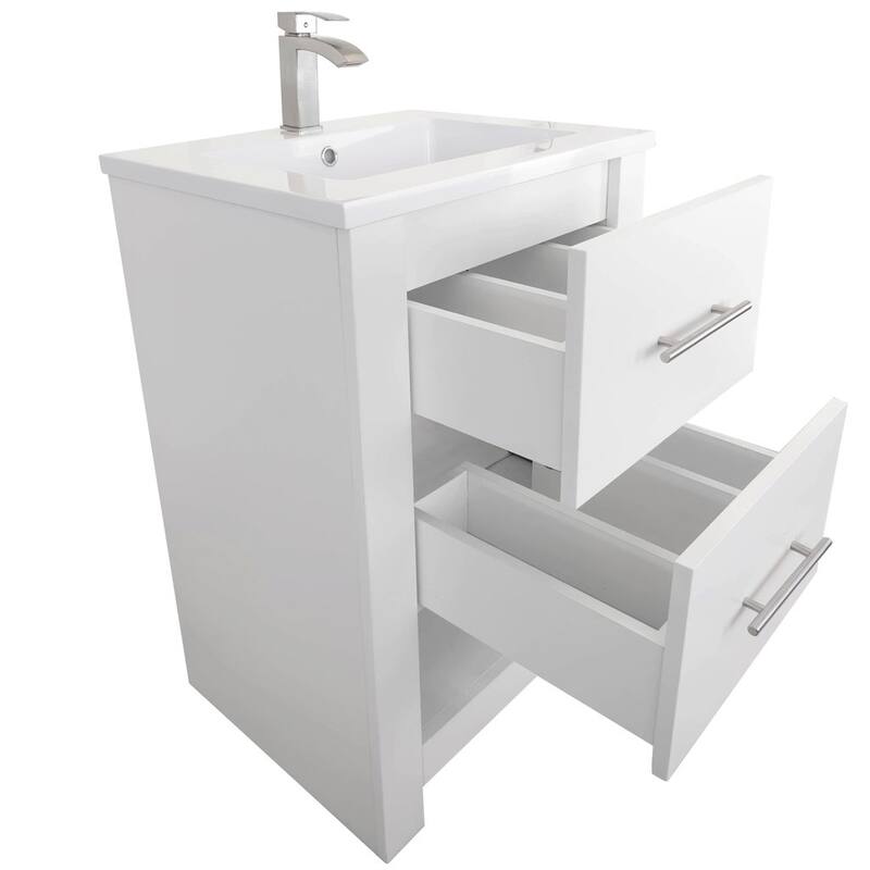 Mulberry 24" Single Sink Freestanding Bathroom Vanity Set
