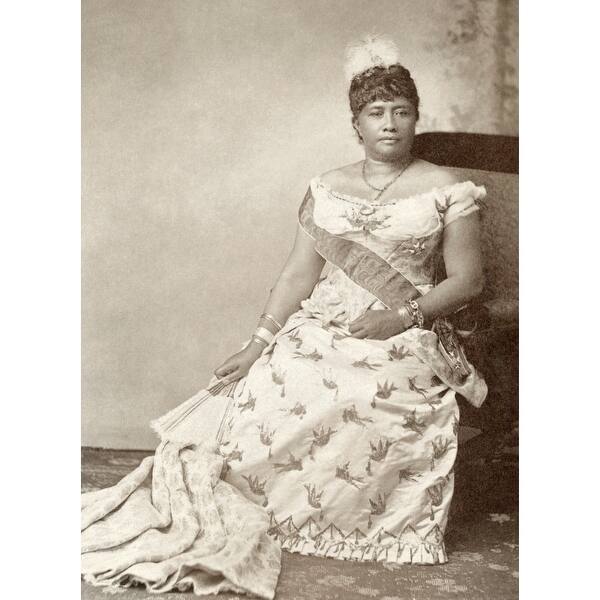 Lydia Kamekeha Liliuokalani /N(18381917). Queen Of Hawaiian Islands ...