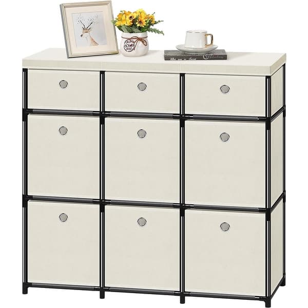 9 Drawer Fabric Storage Chest for Bedroom, Dorm, Playroom, Hallyway