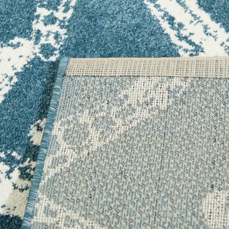 Leyton Nautical Solid Starfish Coastal Area Rug