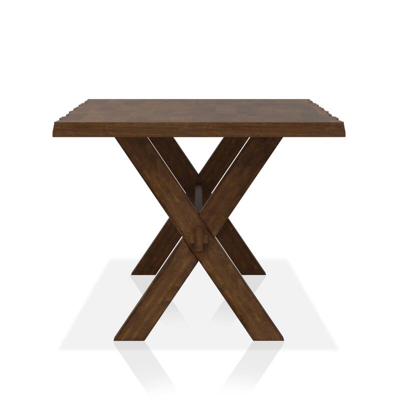 Mav Transitional Walnut 47-inch Solid Wood Coffee Table by Furniture of America