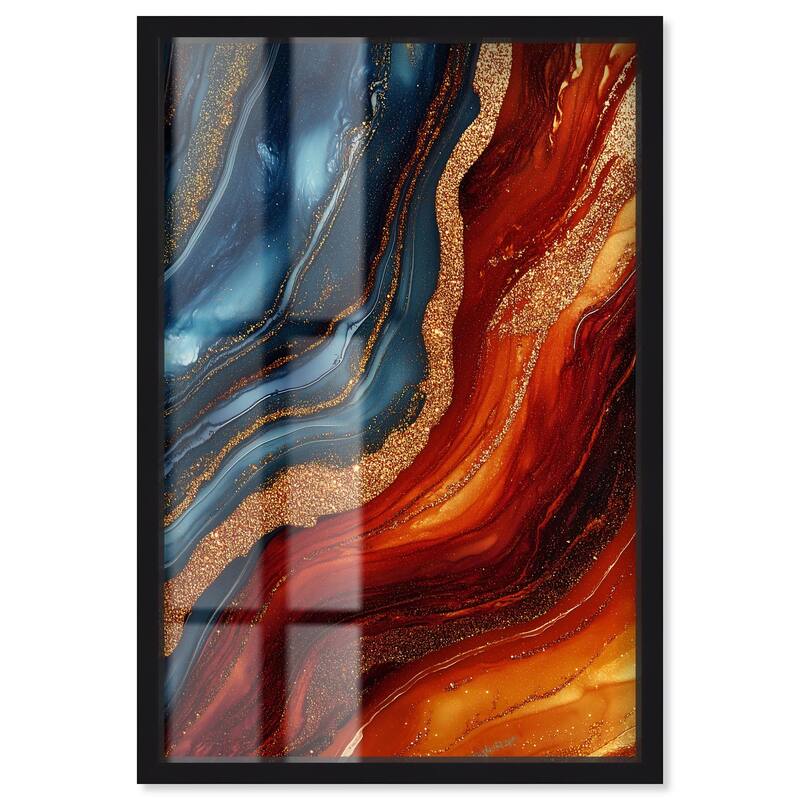 Gilded Galaxy Shadowbox by Art Remedy - Black - 30" x 45"