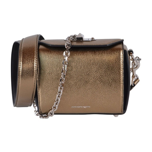 leather box purse