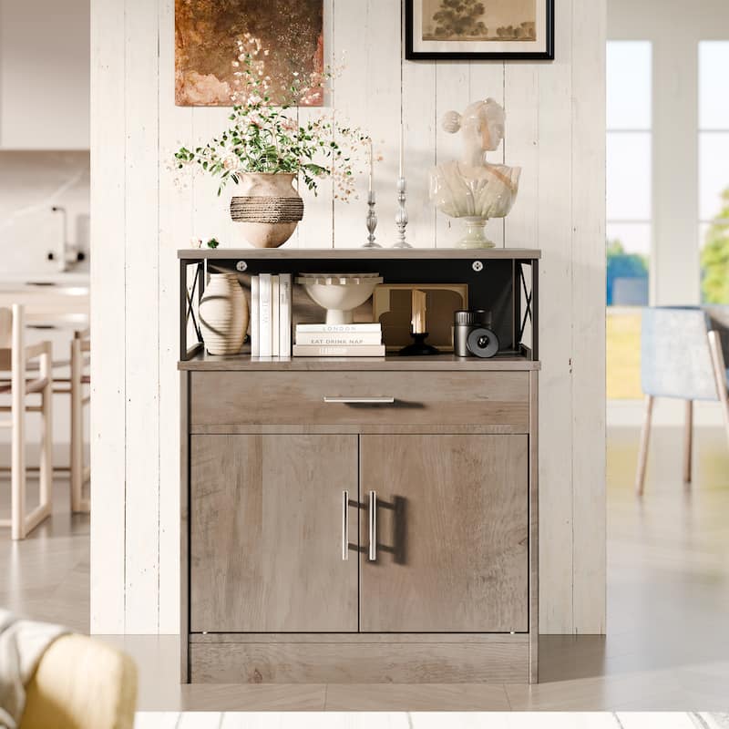 Futzca Sideboard Buffet Cabinet, Kitchen Storage Cabinet