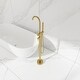 preview thumbnail 32 of 54, Freestanding Double Handle Clawfoot Tub Faucet - 8" x 47"