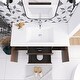 preview thumbnail 17 of 148, Floating Bathroom Vanity with Integrated Resin Top
