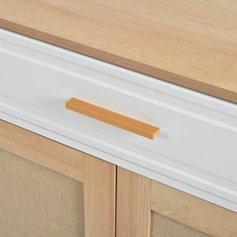 Anmytek Cat Litter Box Furniture Multi Functional Storage Cabinet with Scratching Post Hidden Enclosure Modern