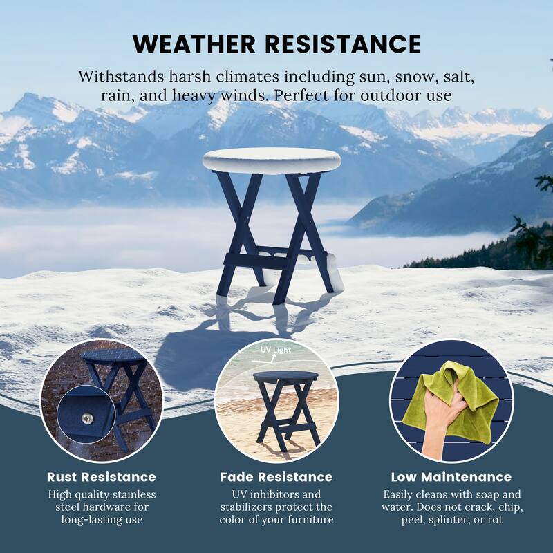 Laguna Patio Round Folding Dining Table