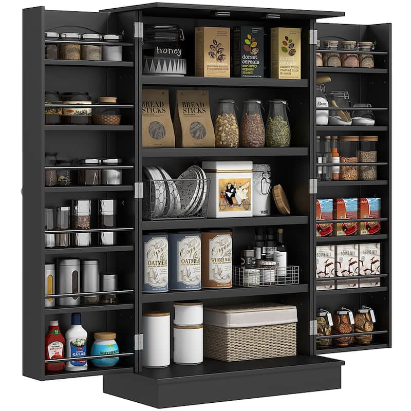 41" Kitchen Pantry Storage Cabinet
