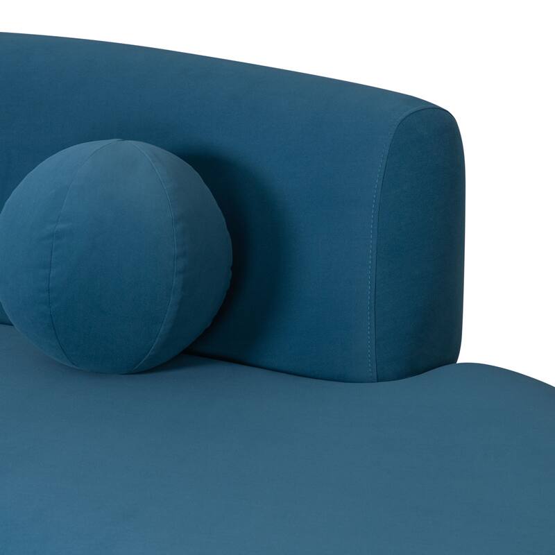 Oakland 97.5 in. 3-Seater Sofa with Oval Seat