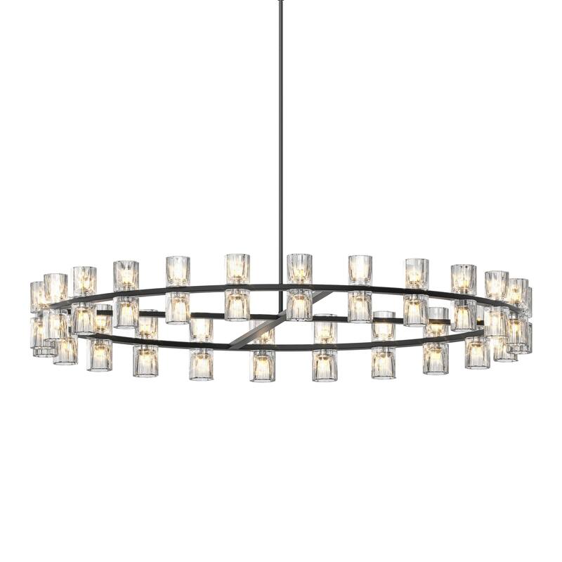 48 Inches Luxury Chandeliers Crystal