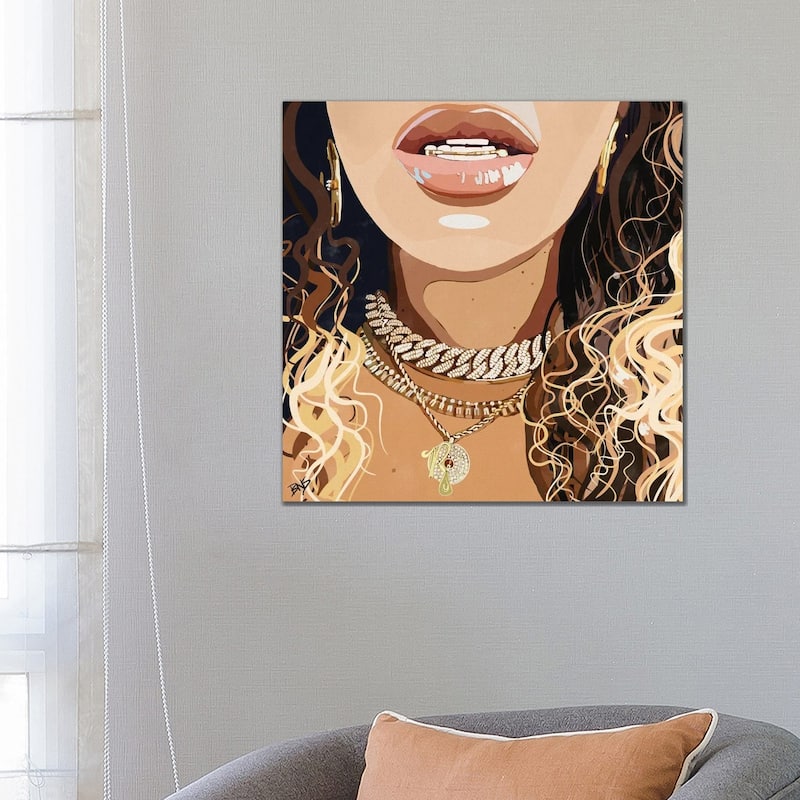 iCanvas "Bey Chains" by Bria Nicole Canvas Print - 26x26x1.5