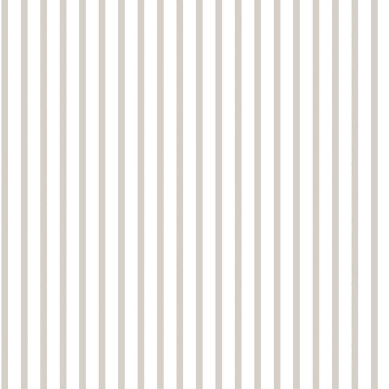 Galerie Wallcoverings Smart Stripes 2 Breton Stripe Vinyl on Non-Woven Matte Wallpaper Roll - 33 feet x 21 inches - Grey/White