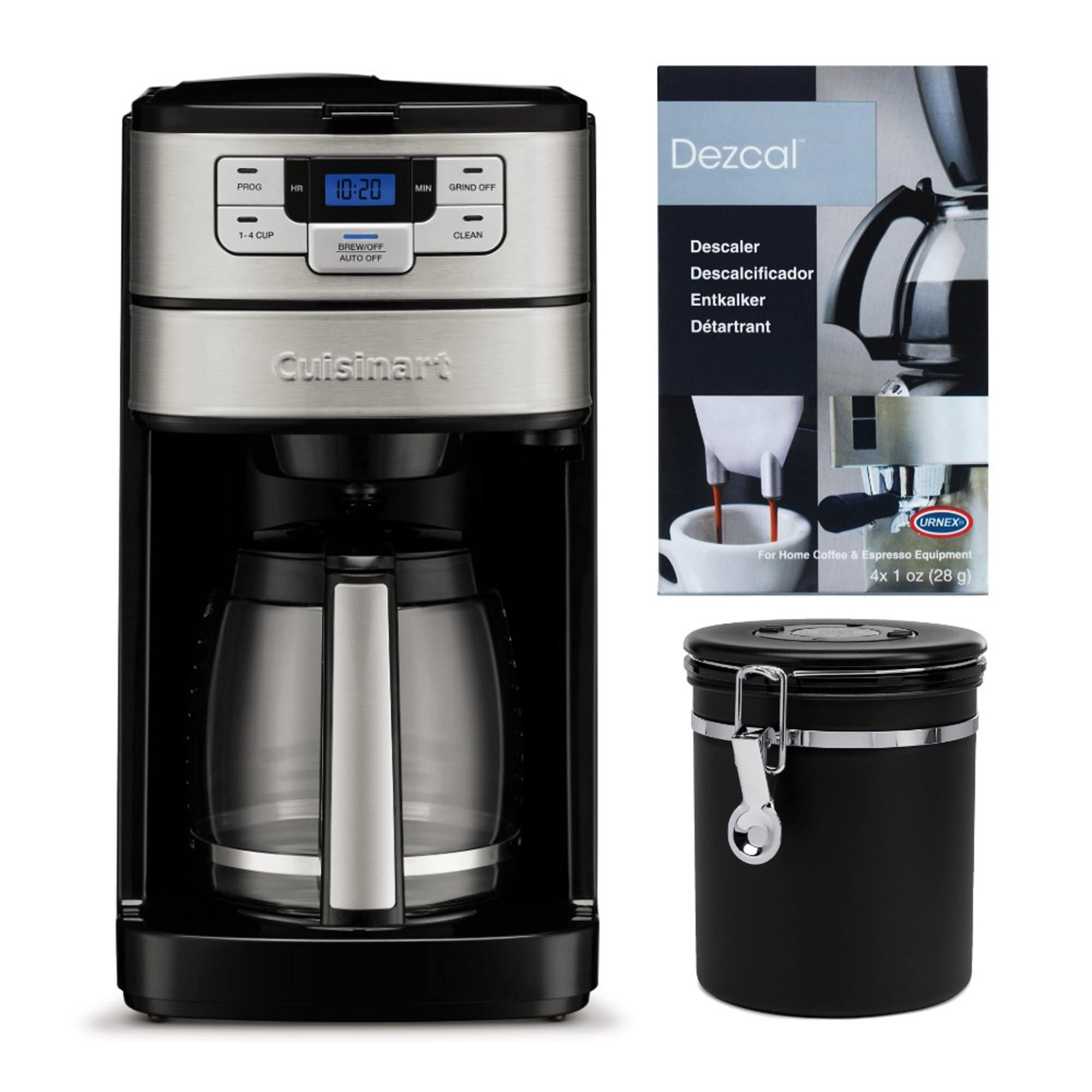  Cuisinart 12-Cup Programmable Coffeemaker, DCC-1500TG, Black:  Home & Kitchen