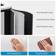 preview thumbnail 17 of 19, 10.6 Gal/40L Open Top Round Trash Can, Stainless Steel with Inner Bucket for Office, Kitchen, Bathroom, Green