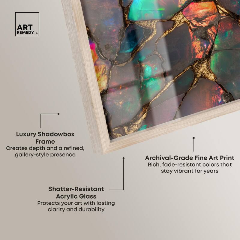 Stonic Rainbow Shadowbox by Art Remedy