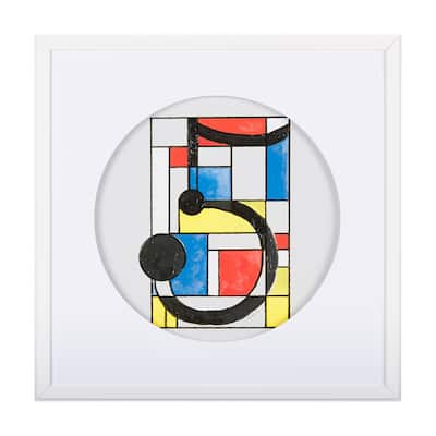Numbers V Framed Art Print