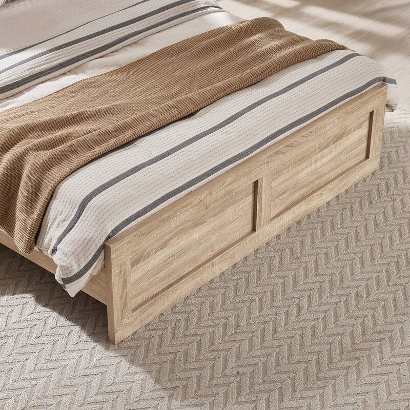 Spruce & Spring Scout Farmhouse Solid Wood Platform Bed