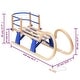 preview thumbnail 9 of 7, vidaXL Foldable Sledge 43.3" Plywood - Beige