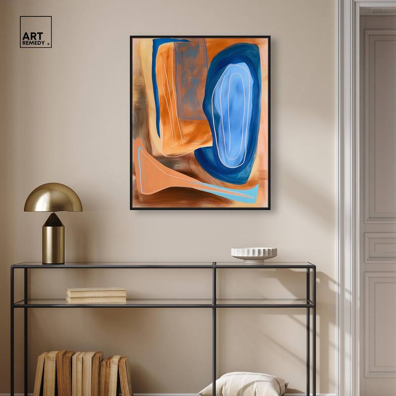 An Abstract Oil I Canvas by Art Remedy