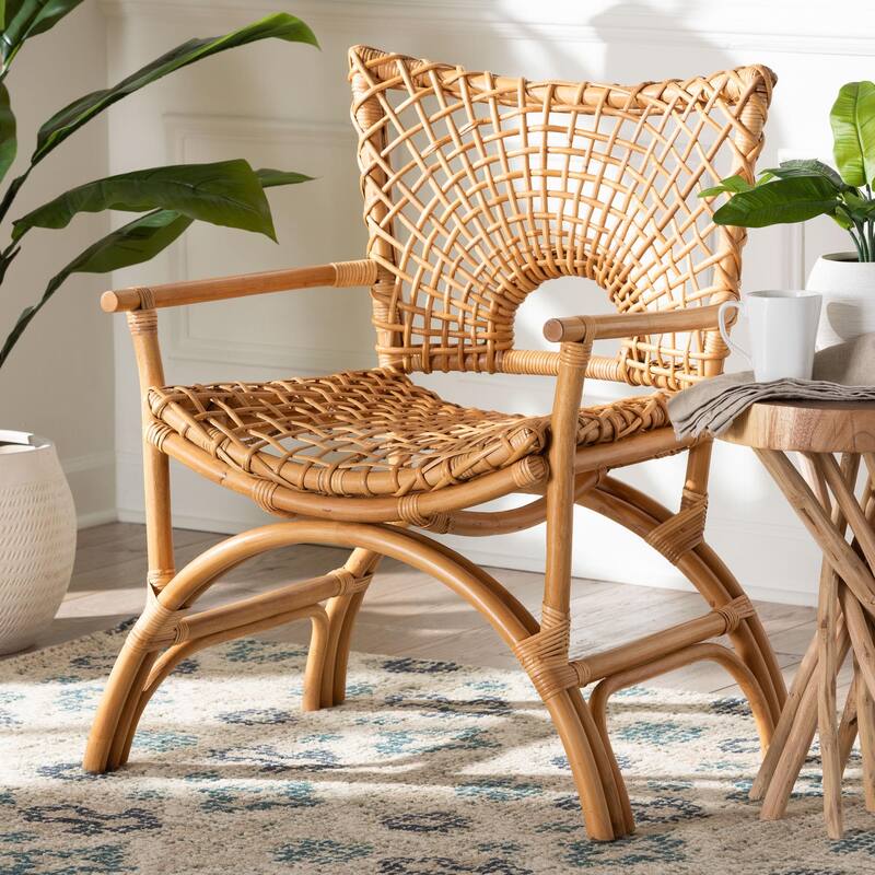 Mamba Bohemian Natural Rattan Arm Chair
