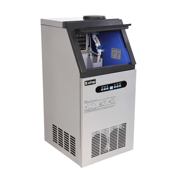 ZOKOP 495W Stainless Steel Commercial Ice Machine - Bed Bath
