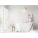 Option Glossy White with Brushed Nickel Trim