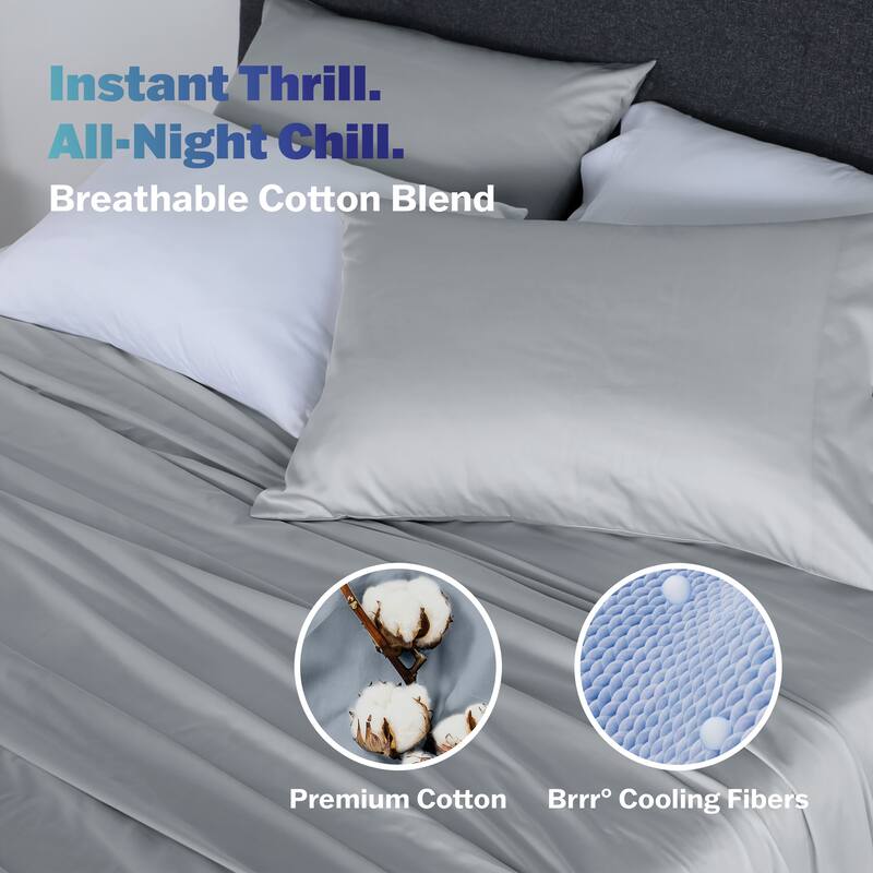 Martex Brrr Solid Sheet Set