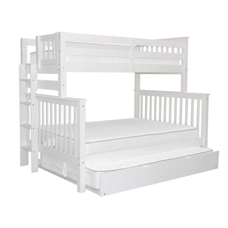 Taylor & Olive Trillium Twin over Full Bunk Bed Ladder, Full Trundle