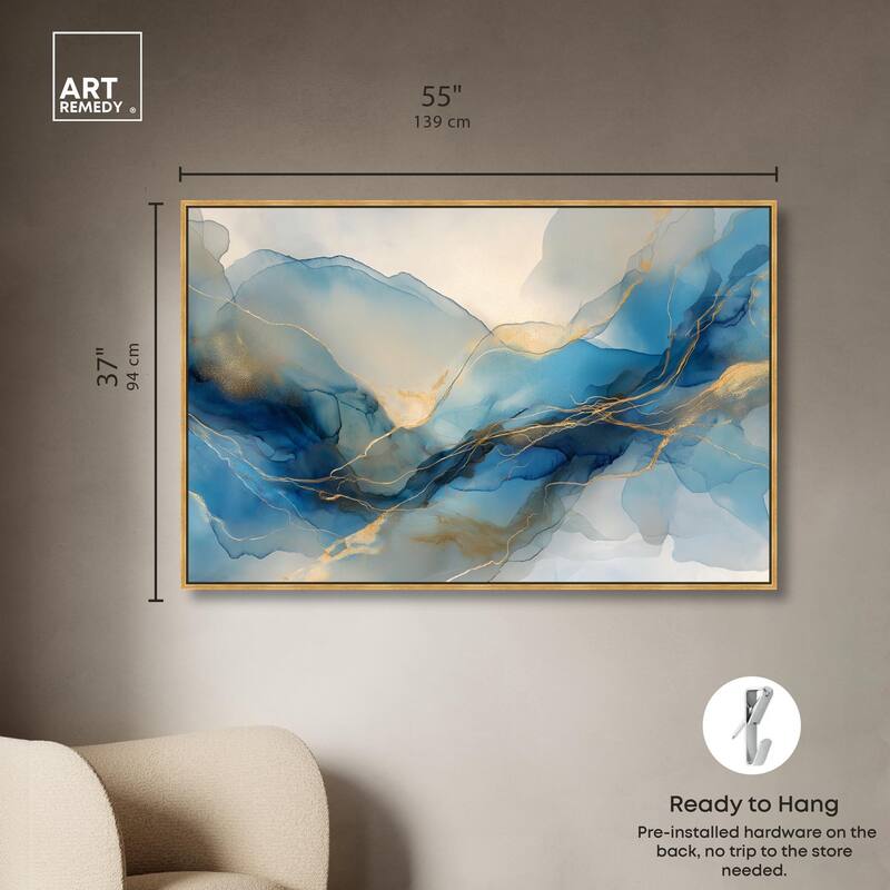 Postmodern Flow II Canvas by Art Remedy