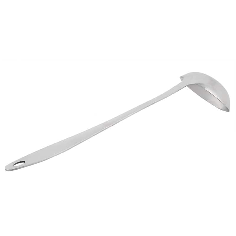 Long Handle Chef Cooking Utensil Soup Sauce Ladle 34cm Length - Silver Tone - Silver Tone