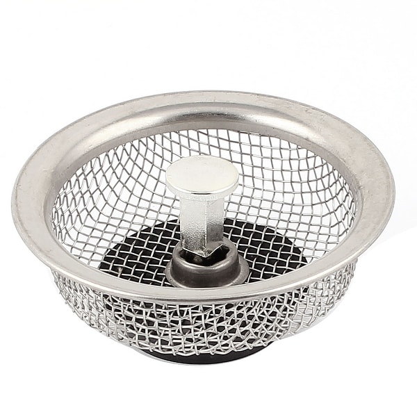 Stainless Steel Mesh Design Drain Sink Strainer for Kitchen Bathroom Basin - Overstock - 18445208