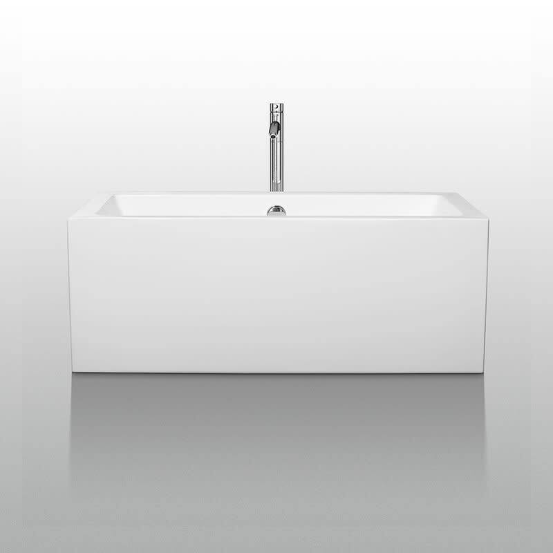 Wyndham Collection Melody 60" Free Standing Acrylic Soaking Tub with