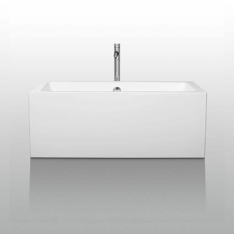Wyndham Collection Melody 60" Free Standing Acrylic Soaking Tub with